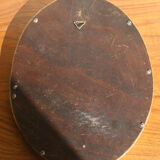 Golden mirror oval 32x25cm