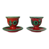 2 Villeroy and Boch egg cups.