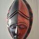 Masque africain en bois art tribal