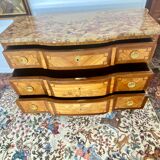 Commode Transition pink marble top Breche d'Aleppo