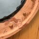 Art mirror Italy in ceramic from the 90s.