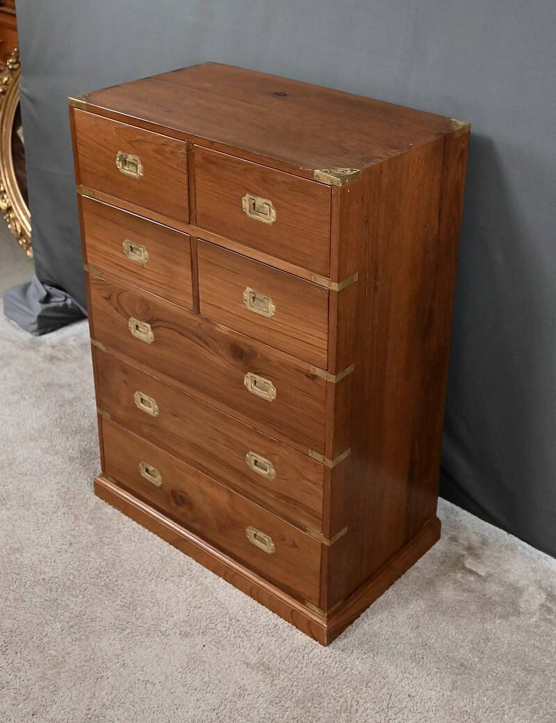 Marine Commode in Teak, India – 20th Century