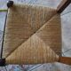 Set of 5 straw chairs