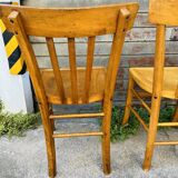 Suite de Chaises de Bistrot en Bois