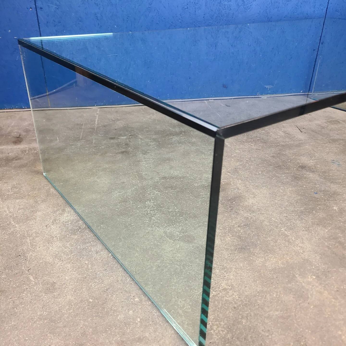 Table basse Eden en verre, années 80 par Tonelli Design