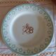 Assiette plate antique terre de fer Cauldon ware