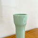 Vase en céramique graphique vert pastel