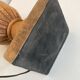 Classic neo-classic wooden baluster lamp in washed XL wood