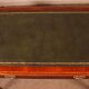 flat desk with two drawers from the 19th century in mahogany and inlays