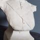 white plaster bust Albert king of the Belgians