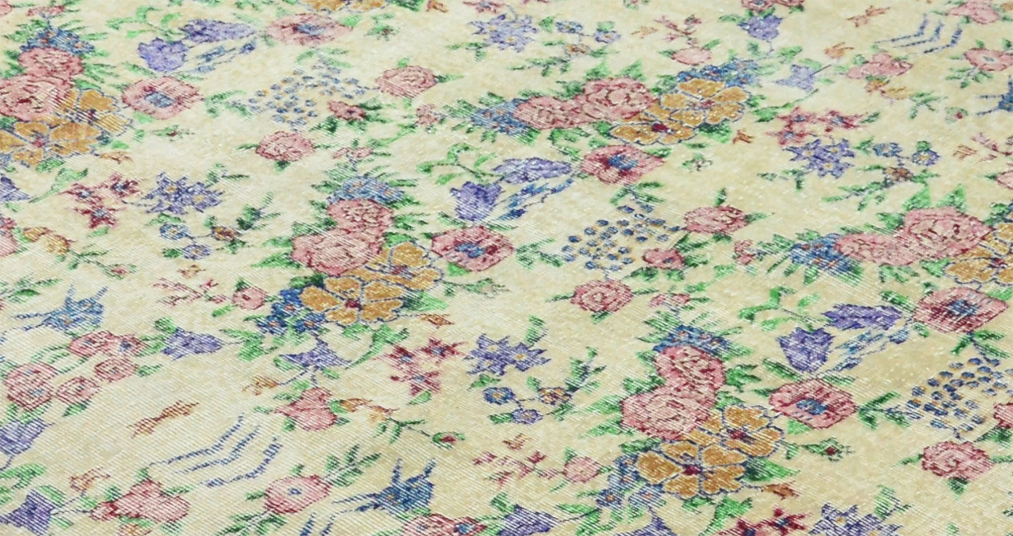 Tapis vintage anatolien fait main 322 cm x 198 cm