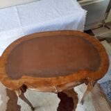 Louis XV style kidney desk with marquetry
