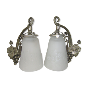 Paire d'applique muller - luneville