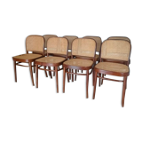 8 bistro chairs model 811 by Josef Hoffman