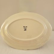 Oval dish Faïencerie de Gien "Rocaille" collection