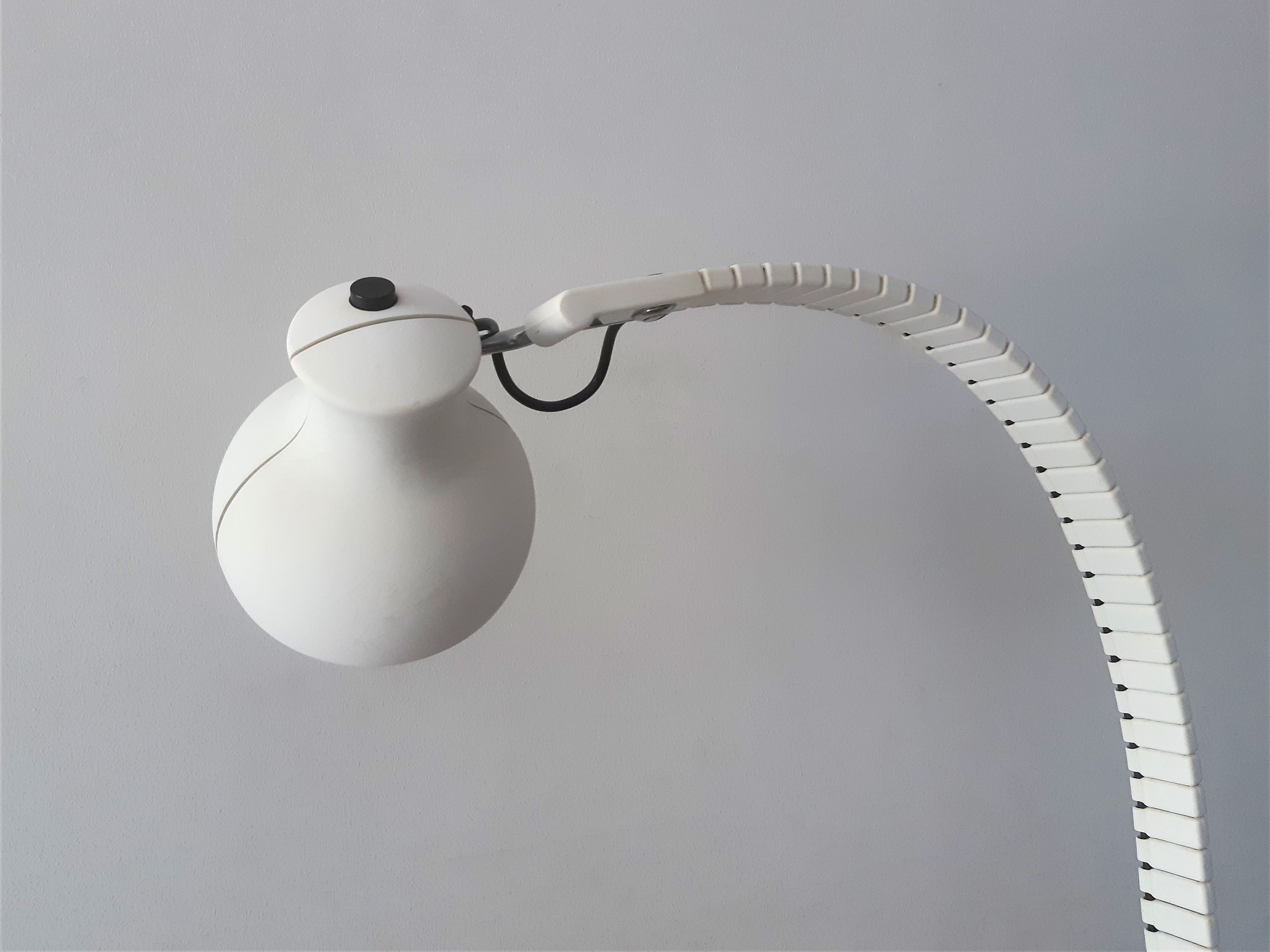 'flex 659' table lamp by elio martinelli for martinelli luce, italy 1970's