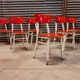 Lot de 11 chaises Ton