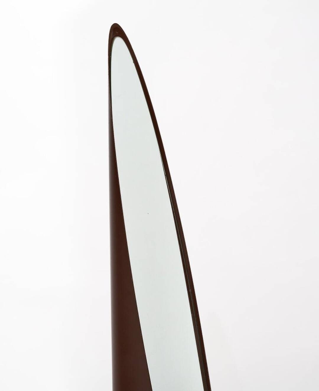 Specchio Space age Unghia di Rodolfo Bonetto 1970 per Sormani