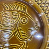 10 fish plates Digoin Sarreguemines