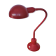 Lampe cocotte flexible bordeaux, 1960