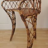 rattan console or dressing table