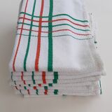 Lot 9 serviettes de table basques