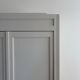 Large Parisian wardrobe in renovated oak wood.