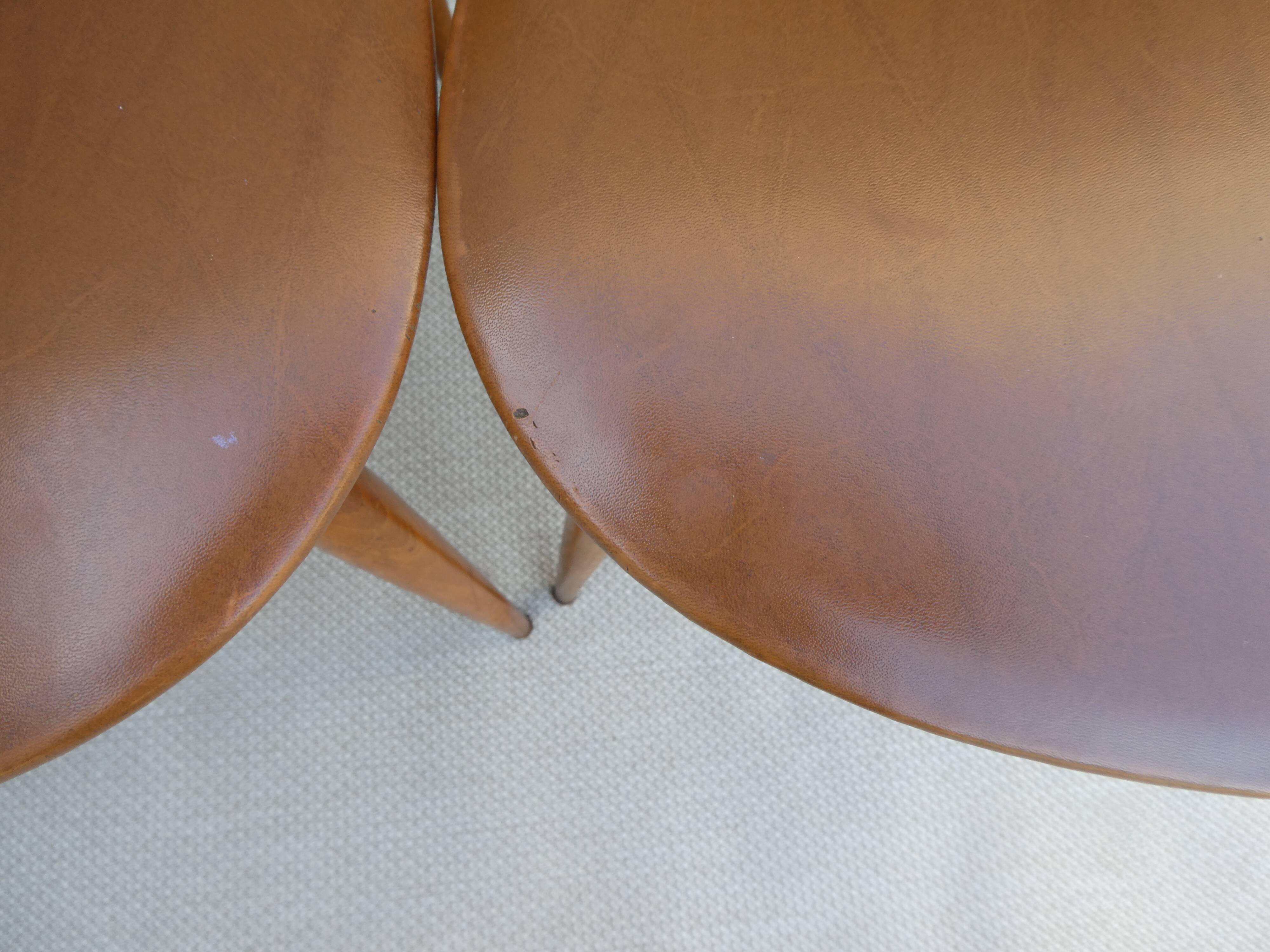 4 Baumann chairs, 60s