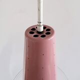Pink conical pendant lamp from Evenblij, The Netherlands 1960's