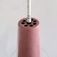 Pink conical pendant lamp from Evenblij, The Netherlands 1960's