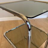 Glass sofa end