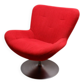 Danish swivel chair by Hjort Knudsen