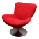 Danish swivel chair by Hjort Knudsen