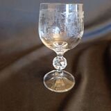 Set of 24 glasses + 1 Bohemia glass carafe