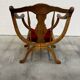 Fauteuil Dagobert, assise rouge