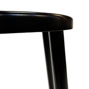 Set of four vintage bar stool - webbing and wood, 1980s Italian design