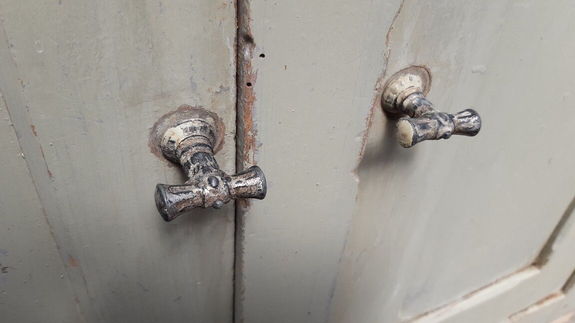 Parisian buffet green patina