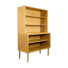 Shelf library 60 years retro blond oak