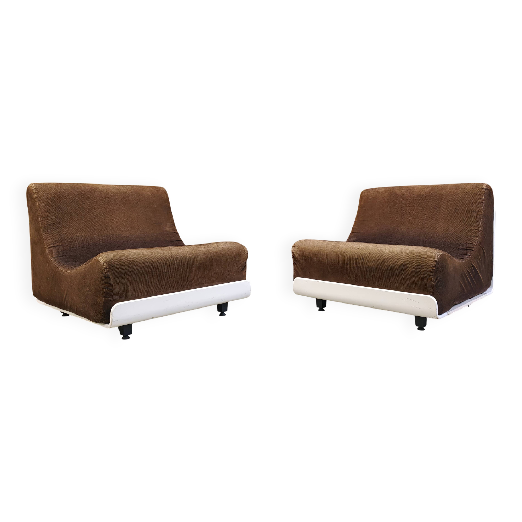 Space age Orbis lounge chairs by Luigi Colani for Cor, 1960s