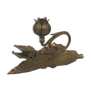 Bougeoir a main bronze - style