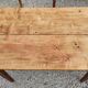 Old farmhouse table waxed wood 110 cm