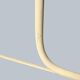 Minimalist metal wall light in the style of Jean Prouvé, circa 1950.