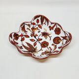 Longwy Cloisonné Enameled Basket Empty Pocket Cup Flowers Fe