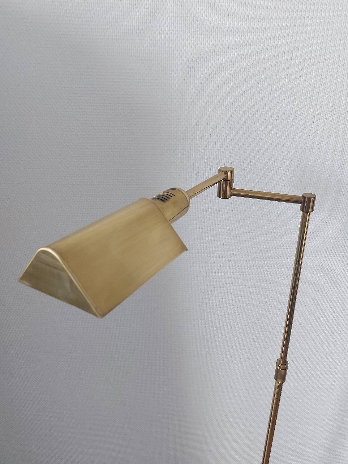 Vintage brass floor lamp