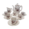 Coffee set porcelain "faience lions", 19th century