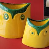 Set of Owl vases