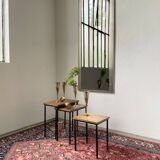 Modernist teak nesting tables from the 50s