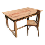 Old farmhouse table with drawer