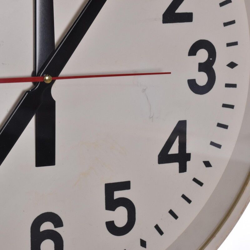 Double vintage station clock