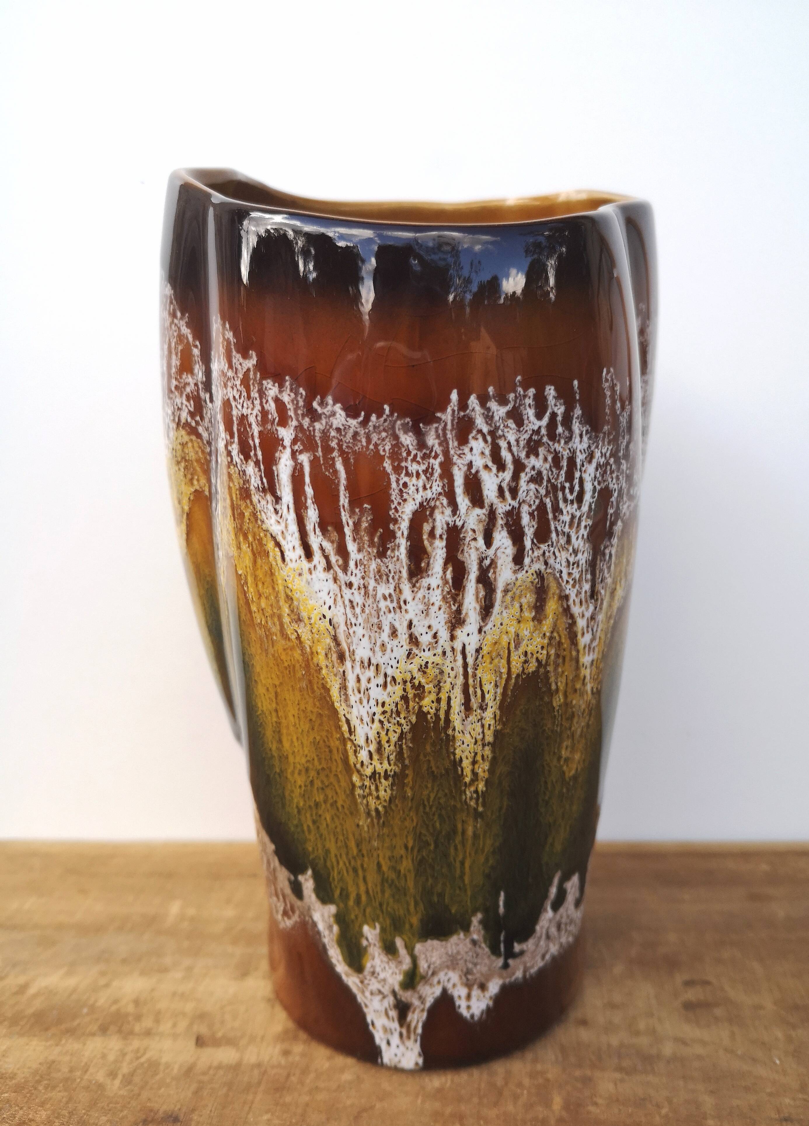 Antique vase - Digoin Sarreguemines - Hawaii model
